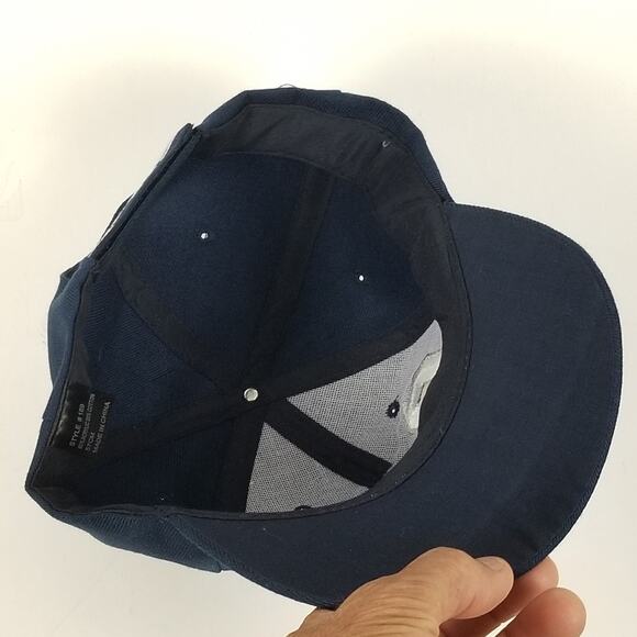 CSI Las Vegas Hat Cap Strap Back Navy Blue Embroidered Investigator Badge Mens - Picture 7 of 8